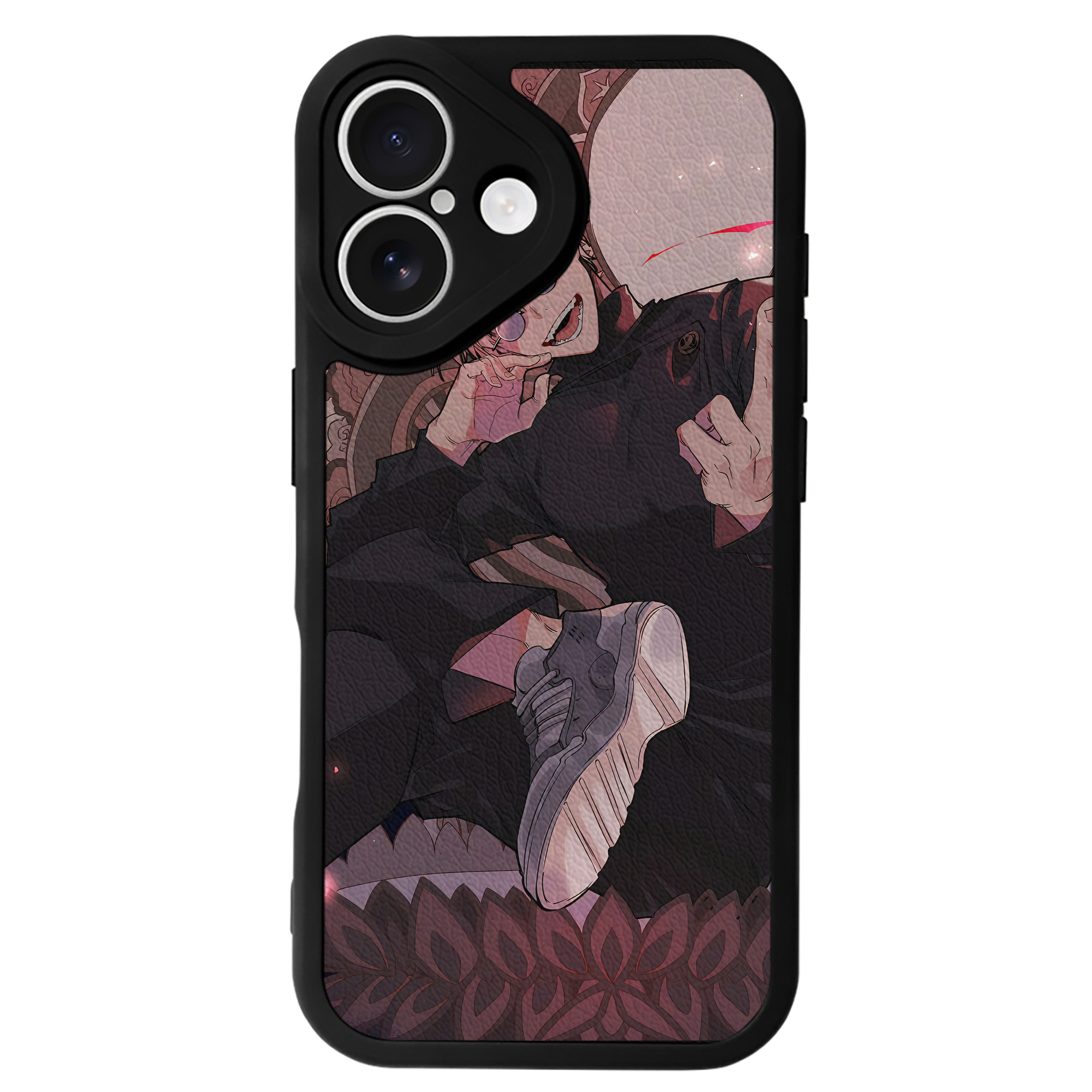 （画像用） 呪術廻戦 Jujutsu Kaisen 【iPhone 16シリーズ対応】シリコンスマホケース（レザー調） 材質：シリコン
